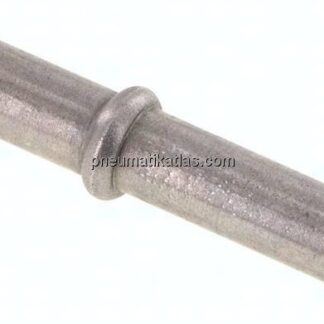 Schlauchnippel Rohr 8, Schl. 7 - 8mm, 1.4301