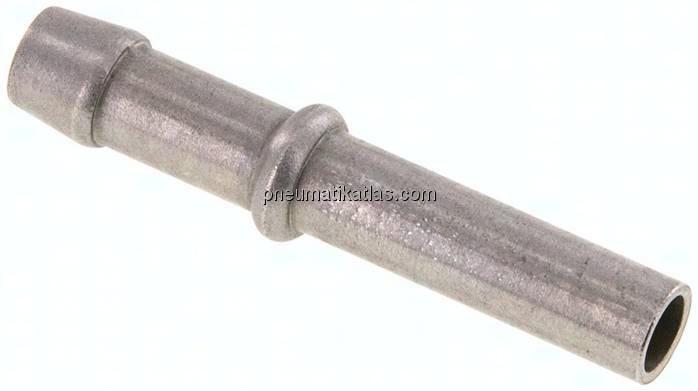 Schlauchnippel Rohr 8, Schl. 7 - 8mm, 1.4301