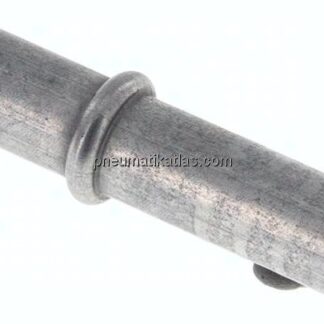 Schlauchnippel Rohr 10, Schl. 9 - 10mm, Stahl verzinkt