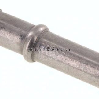 Schlauchnippel Rohr 10, Schl. 9 - 10mm, 1.4301