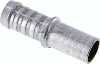 Schlauchnippel Rohr 18, Schl. 17 - 18mm, Stahl verzinkt