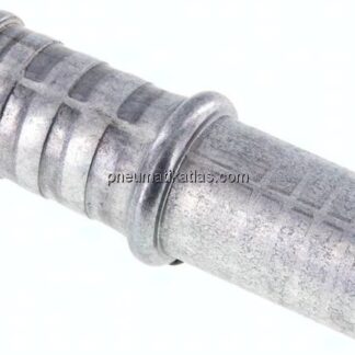 Schlauchnippel Rohr 18, Schl. 17 - 18mm, Stahl verzinkt