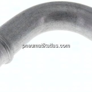 90°-Schlauchnippel Rohr 22, Schl. 21 - 22mm, Stahl verzinkt