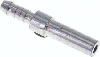 Schlauchnippel Rohr 8, Schl. 5 - 6mm, Stahl verzinkt