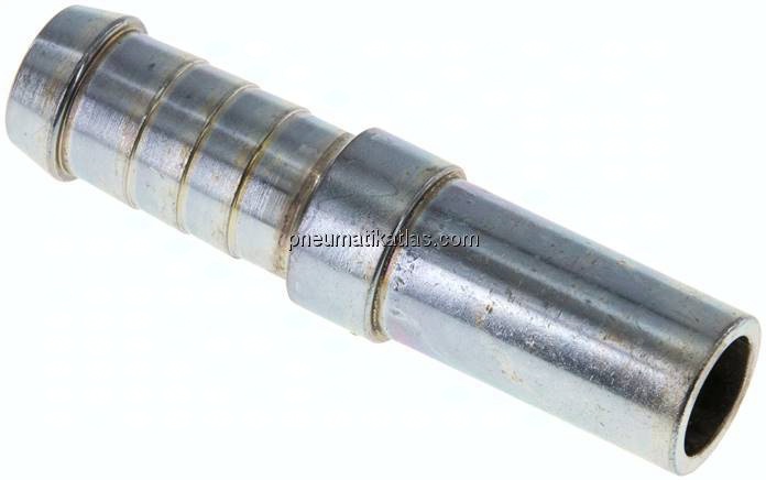 Schlauchnippel Rohr 16, Schl. 14 - 15mm, Stahl verzinkt