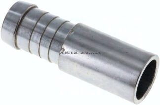 Schlauchnippel Rohr 25, Schl. 21 - 22mm, Stahl verzinkt