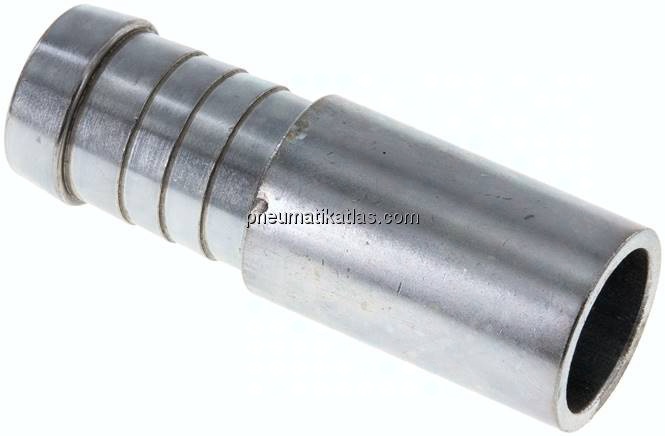 Schlauchnippel Rohr 25, Schl. 21 - 22mm, Stahl verzinkt