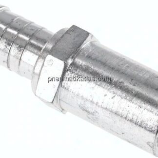 Schlauchnippel Rohr 30, Schl. 21 - 22mm, Stahl verzinkt