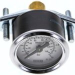 Einbaumanometer, 3-kant-Frontring, 40mm, 0 - 10 bar