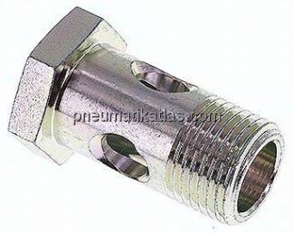 Hohlschraube 1-fach, G 1/2", Stahl verzinkt