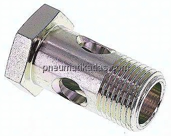 Hohlschraube 1-fach, G 1/2", Stahl verzinkt