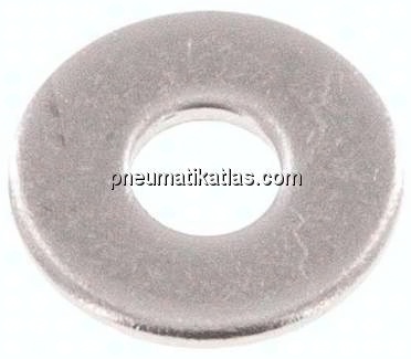 Unterlegscheibe, DIN 9021, M 3 (3,2x9mm), Stahl verzinkt