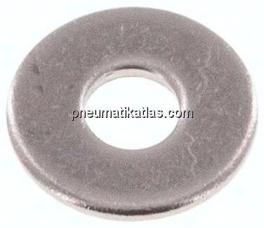 Unterlegscheibe, DIN 9021, M 3 (3,2x9mm), Edelstahl A2