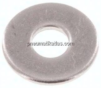 Unterlegscheibe, DIN 9021, M 4 (4,3x12mm), Stahl verzinkt