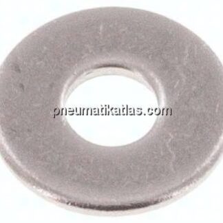 Unterlegscheibe, DIN 9021, M 4 (4,3x12mm), Stahl verzinkt