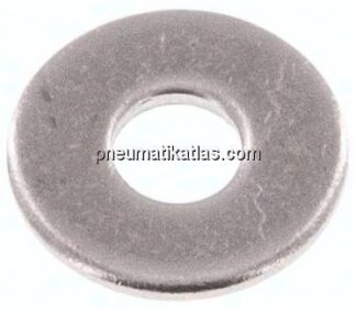 Unterlegscheibe, DIN 9021, M 4 (4,3x12mm), Edelstahl A2