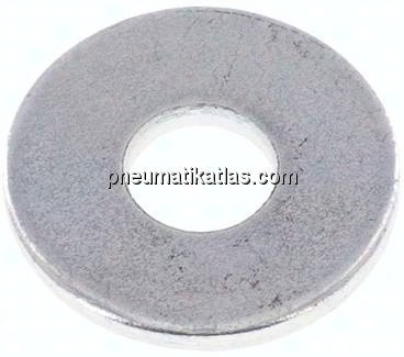 Unterlegscheibe, DIN 9021, M 6 (6,4x18mm), Stahgl verzinkt