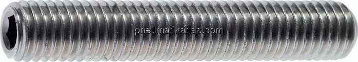 Gewindestift DIN 916 / ISO 4029, M 4x10, Edelstahl A2