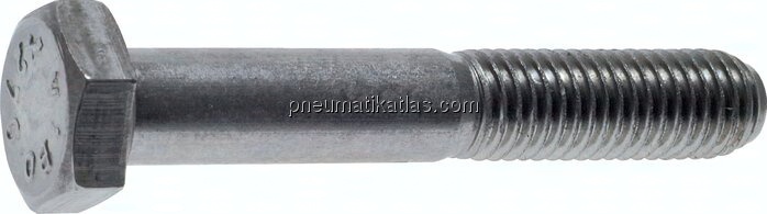 Sechskantschraube DIN 931, M 20x190, Edelstahl A2