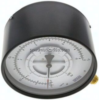 Differenzdruck-Manometer senkrecht, 160mm, 0 - 1 bar