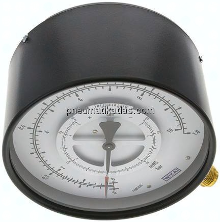 Differenzdruck-Manometer senkrecht, 160mm, 0 - 1 bar