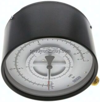 Differenzdruck-Manometer senkrecht, 160mm, 0 - 1,6 bar