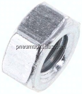 Sechskantmutter DINx 934 / ISO 4032, M 8, Stahl verzinkt 8