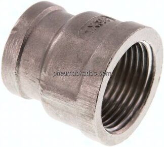 Rundmuffe Rp 1"-Rp 3/4", 1.4408