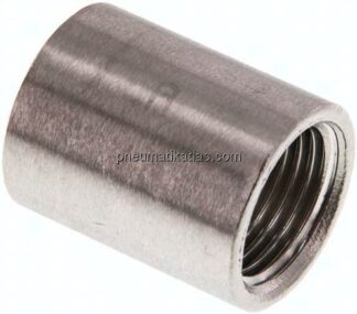 Rundmuffe Rp 1/2"-Rp 1/2", 1.4408
