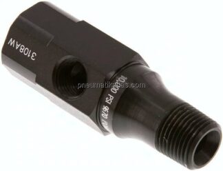 POWER-TEAM Manometeranschlussstück, NPT 1/4" (IG) um 90° abgewinkelt, 1x NPT 3/8" (& 1x NPT 1/4")(IG