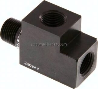 POWER-TEAM T-Stück, 2x NPT 3/8"(IG), 1x NPT 3/8"(AG)