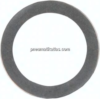 Passscheibe, DIN 988, 3x6x0,1mm, Stahl blank