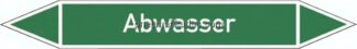 Rohrleitungskennzeichnung, 5er, 15 x 100, Abwasser