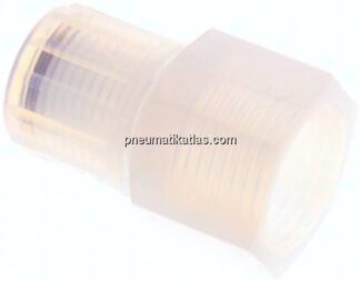 Aufschraub-Verschraubung G 1/2"-12x10mm, PFA