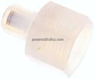 Aufschraub-Verschraubung G 1/2"-6x4mm, PFA