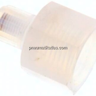 Aufschraub-Verschraubung G 1/2"-6x4mm, PFA