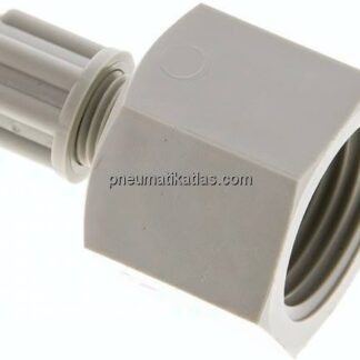 Aufschraub-Verschraubung G 1/2"-6x4mm, Polypropylen