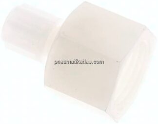 Aufschraub-Verschraubung G 1/2"-6x4mm, PVDF