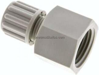 Aufschraub-Verschraubung G 1/2"-8x6mm, Polypropylen