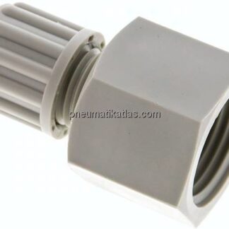 Aufschraub-Verschraubung G 1/2"-8x6mm, Polypropylen