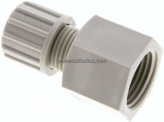 Aufschraub-Verschraubung G 1/2"-10x8mm, Polypropylen