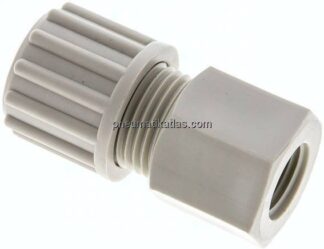 Aufschraub-Verschraubung G 1/4"-12x10mm, Polypropylen