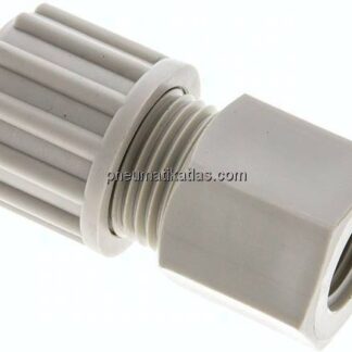 Aufschraub-Verschraubung G 1/4"-12x10mm, Polypropylen