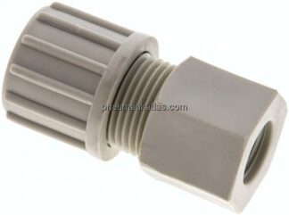 Aufschraub-Verschraubung G 1/4"-14x12mm, Polypropylen