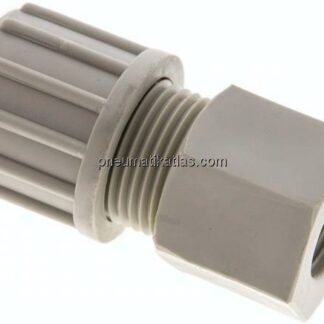 Aufschraub-Verschraubung G 1/4"-14x12mm, Polypropylen
