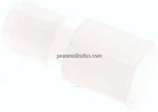 Aufschraub-Verschraubung G 1/4"-6x4mm, PVDF
