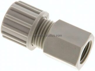 Aufschraub-Verschraubung G 1/4"-10x8mm, Polypropylen