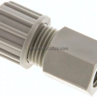 Aufschraub-Verschraubung G 1/4"-10x8mm, Polypropylen