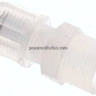Aufschraub-Verschraubung G 1/8"-6x4mm, PFA
