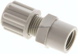 Aufschraub-Verschraubung G 1/8"-6x4mm, Polypropylen